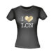 I love LCN t paita musta