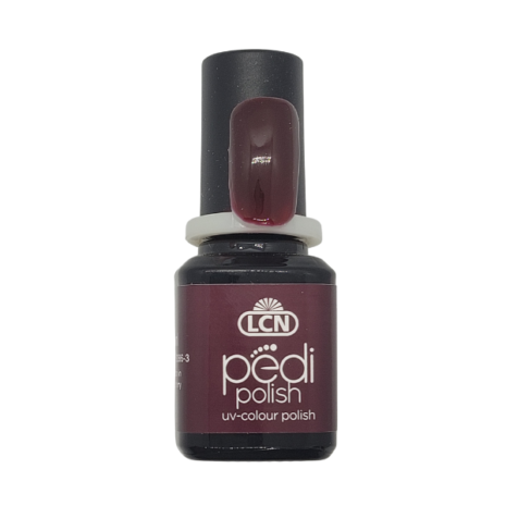 Pedi Polish seduction in black cherry 3